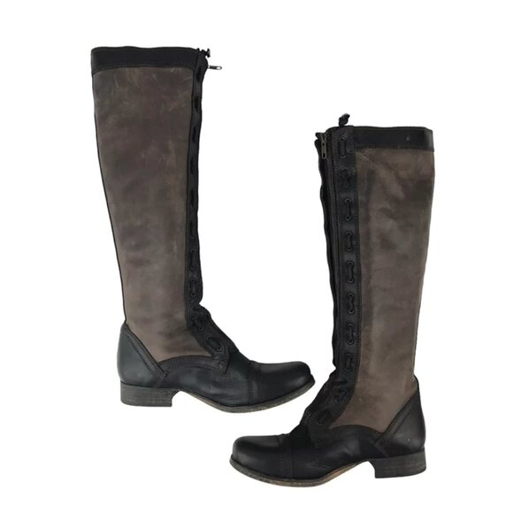 Aldo Womens Brown Round Toe Zipper Knee High Riding Style Boots Size US‎ 8.5 - Picture 5 of 10